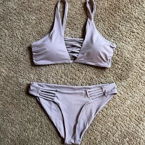 Two piece bathing suit size small